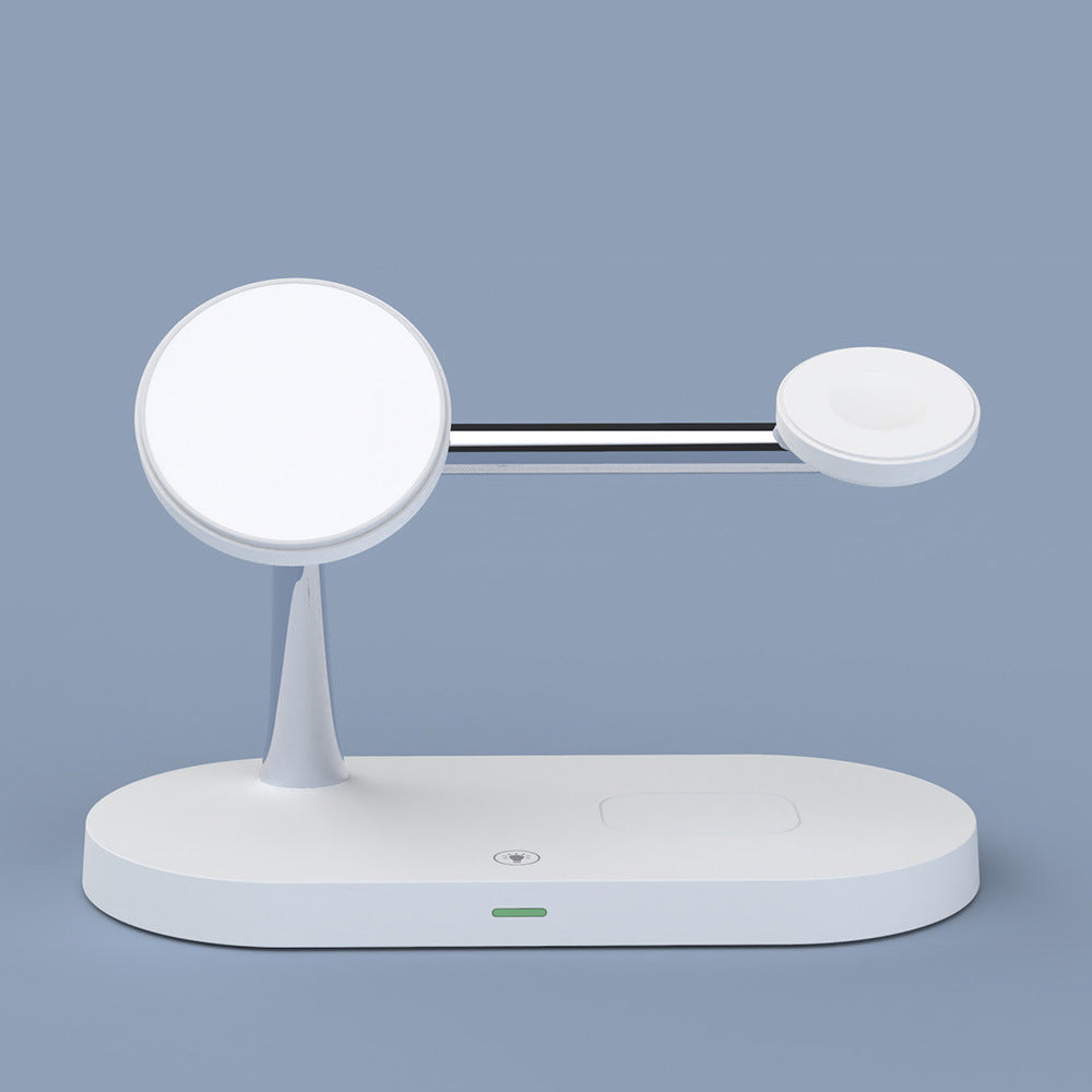 5-in-1 Wireless Charger 15W — Fast Charging Stand for iPhone, Apple Watch & AirPods